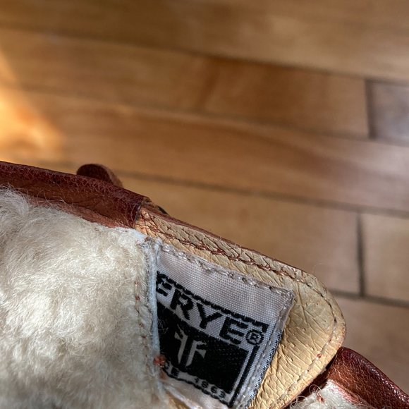 Frye Valerie Shearling Short Boots in Cognac - Picture 4 of 5